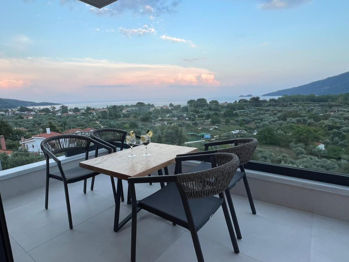 Toska Tower Aparthotel Chrysi Ammoudia Exterior foto