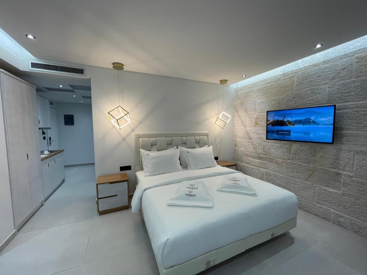 Toska Tower Aparthotel Chrysi Ammoudia Exterior foto