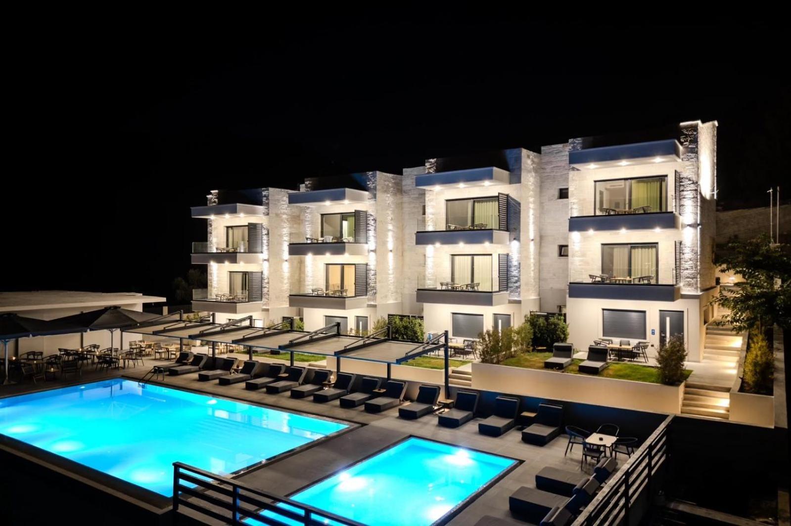 Toska Tower Aparthotel Chrysi Ammoudia Exterior foto